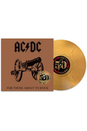 AC/DC - For Those About To Rock (We Salute You) (50th anniversary gold vinyl) LP - omot