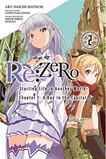 Re:Zero -Starting Life In Another World-, Chapter 1: A Day In The Capital Manga, Vol. 02 - naslovnica