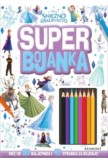 Snježno kraljevstvo: Super bojanka - naslovnica