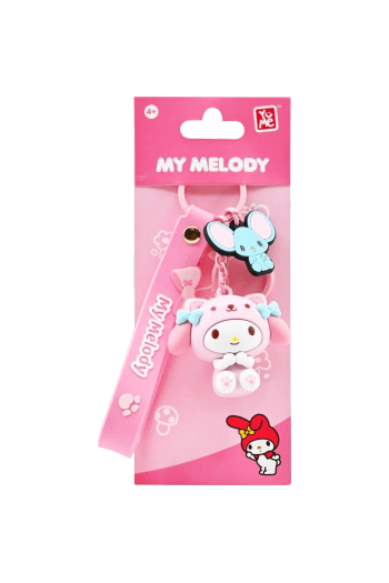 Yume Hello Kitty & Friends Animal Series Keychain With Hand Strap - My Melody - slika proizvoda