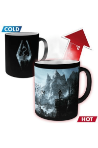 Skyrim - Mug Heat change - 320 ml - Dragon Symbol - Box - slika proizvoda