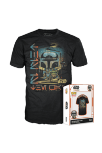 Funko Pop Tee: THE MANDALORIAN - Mando & The Child - slika proizvoda