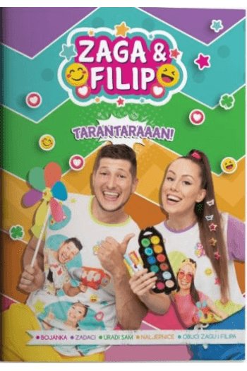 Zaga i Filip bojanka Tarantaraaan! - slika proizvoda