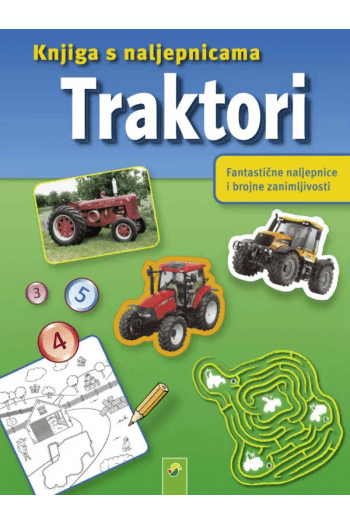 Traktori - knjiga s naljepnicama (Slikovnica) - naslovnica