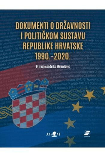 Dokumenti o državnosti i političkom sustavu Republike Hrvatske 1990.-2020. - naslovnica