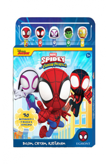 Spidey bojim, crtam, rješavam (Slikovnica) - naslovnica