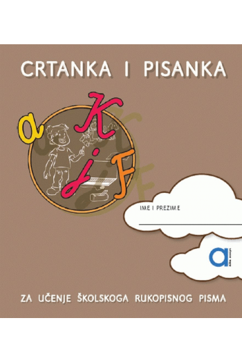 Crtanka i pisanka, za učenje školskog rukopisnog pisma, 2. razred osnovne škole - naslovnica