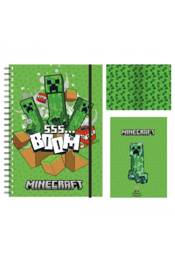 Pyramid Minecraft (Steve And Alex) A5 Notebook - slika proizvoda