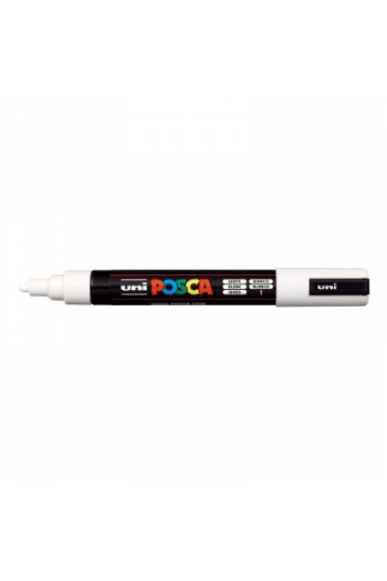 Marker Uni pc-5m Posca bijeli - slika proizvoda