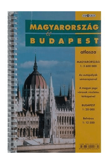 Auto Atlas - Mađarska i Budimpešta - naslovnica