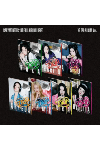 BABYMONSTER - 1St Full Album [Drip] Yg Tag Album Ver. (Asa) [Pharita Ver.] - omot
