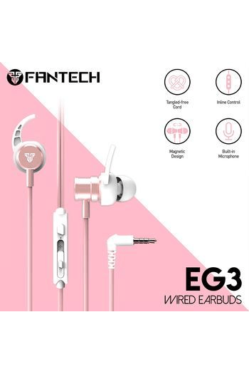 Hands-free slušalice Žične Gaming In-ear Fantech 3.5mm+Mikrofon EG3 roza - slika proizvoda