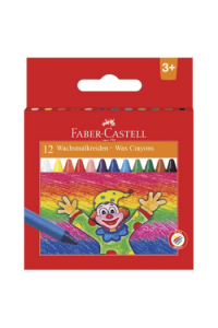Boje voštane 12boja kartonska kutija trokutaste Faber Castell 120010 blister ~ 1/10/120 - slika proizvoda