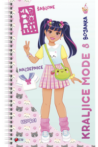 Bojanka Kraljice mode 8 (Slikovnica) - naslovnica