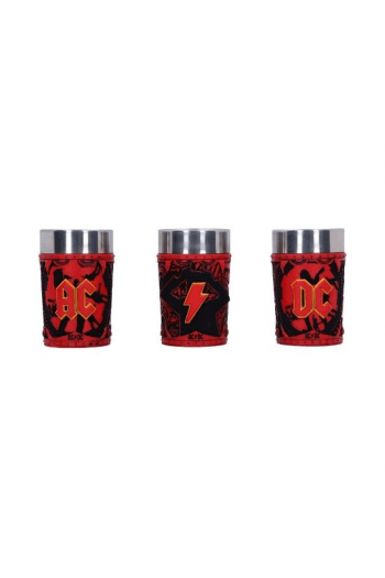 Nemesis Now AC/DC Logo Shot Glass Set (Set Of 3) 8.7Cm - slika proizvoda