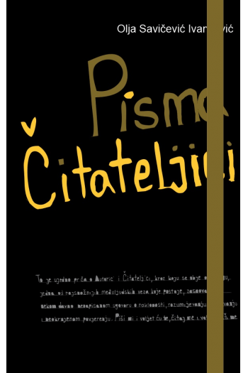 Pisma čitateljici - naslovnica