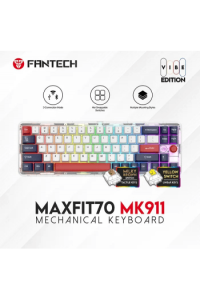 Tipkovnica gaming bežična mehanička Fantech MAX FIT 70 Milky BR. SW. MK911 LT B-P-C