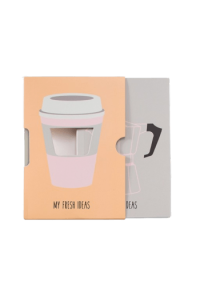 My Ideas - My fresh ideas - notebook incl.pencil coffee mug - orange