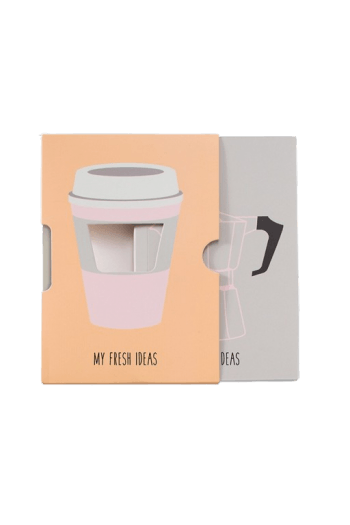 My Ideas - My fresh ideas - notebook incl.pencil coffee mug - orange - slika proizvoda