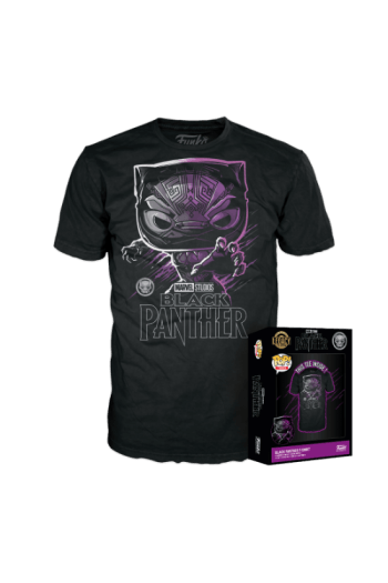 Funko Pop Tee: Marvel - Black Panther XL - slika proizvoda