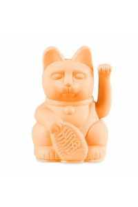 Lucky Cat Mini  waving cat  peach ca. 6,7 x 5,2 x 9,8 cm  plastic  no batt.incl. - slika proizvoda