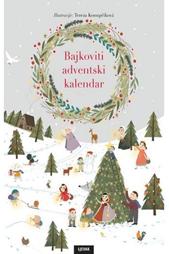 Bajkoviti adventski kalendar (Slikovnica) - naslovnica
