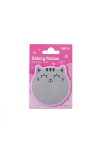 Blok Samoljepivi Itotal 7X7,8Cm Cat Sivi Xl3104 - slika proizvoda
