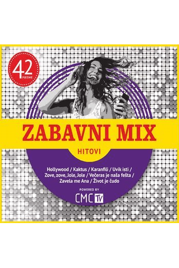 Razni izvođači - Zabavni mix hitovi CD - omot