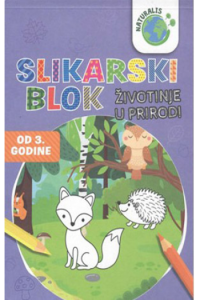 Naturalis: Slikarski blok životinje u prirodi - naslovnica