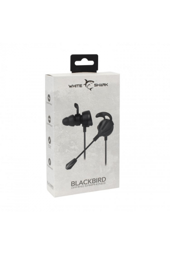 White Shark In-ear slušalice + mikrofon GE-537 Blackbird crne - slika proizvoda