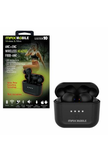 Maxmobile slušalice bluetooth F80 TWS ANC Active Noise Cancelling - slika proizvoda