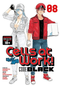 Cells at Work! CODE BLACK, Vol. 08 (Manga) - naslovnica