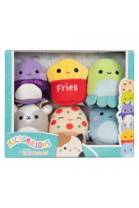 Squishmallows Micromallows 6Cm - 6Pk (Malcolm, Pep, Lune, Walkers, Orphine, Axel)