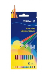 Boje drvene  12boja Pelikan 724005 blister - slika proizvoda