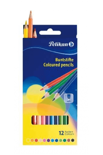 Boje drvene  12boja Pelikan 724005 blister - slika proizvoda