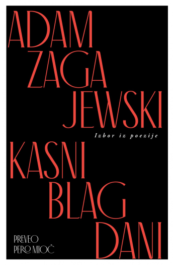 Kasni blagdani - izabrane pjesme - naslovnica