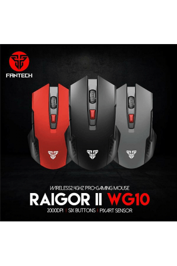 Miš gaming bežični Fantech 2000 DPI Raigor II WG10 sivi - slika proizvoda