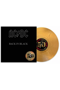AC/DC - Back In Black (50th anniversary gold vinyl) LP - omot