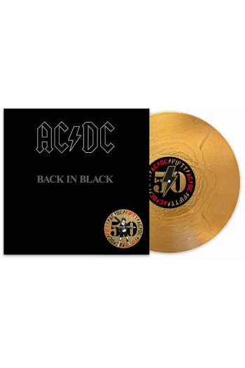 AC/DC - Back In Black (50th anniversary gold vinyl) LP - omot
