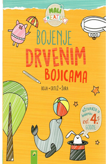 Bojenje drvenim bojicama – žuta - naslovnica