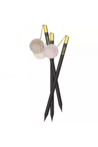 Olovka grafitna HB s privjeskom Pompon pastel Brunnen crna