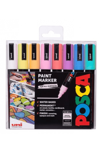 Uni pak marker Posca pc-5m pastelne boje 8,1 - slika proizvoda