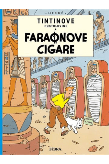 Tintinove pustolovine: Faraonove cigare (Strip) - naslovnica