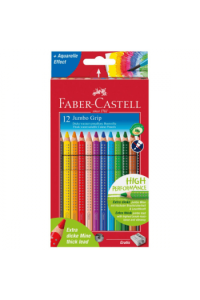 Boje drvene 12boja Jumbo Grip Faber Castell 110912 blister