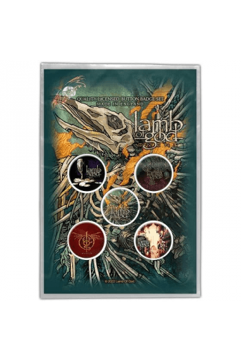 Lamb of Gods - Omens bedževi set - slika proizvoda