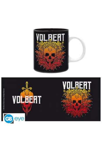 Volbeat - Mug - 320 ml - Skull And Roses - Subli - With Box - slika proizvoda