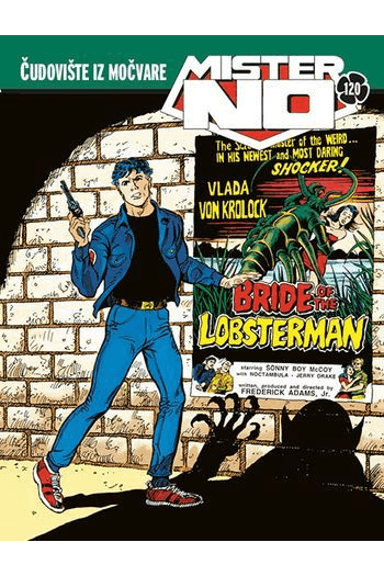 Mister No biblioteka 120 - Čudovišta iz močvare (Strip) - naslovnica