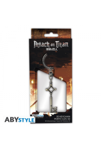 ATTACK ON TITAN - Keychain 3D "Eren's key"