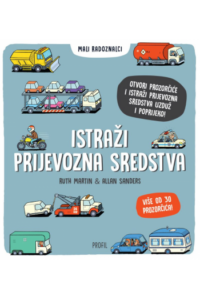 Istraži prijevozna sredstva - Mali radoznalci (Slikovnica) - naslovnica