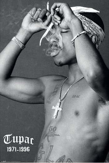 Tupac  - Poster  Smoke (91.5X61) - slika proizvoda